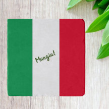 Mangia - Sinalizador italiano, branco e verde