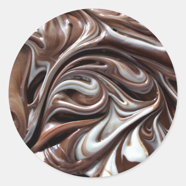 mangueira de chocolate adesivos grandes (Frente)