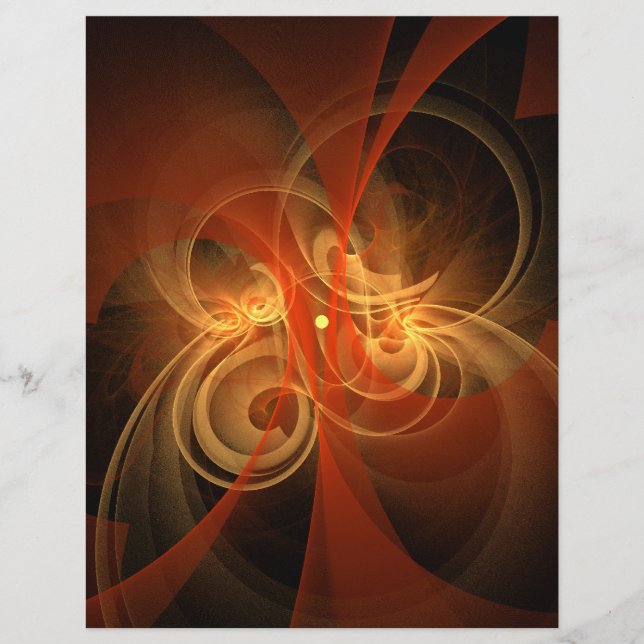 Manhã, Abstrato de Arte Magnética, Letterhead (Frente)
