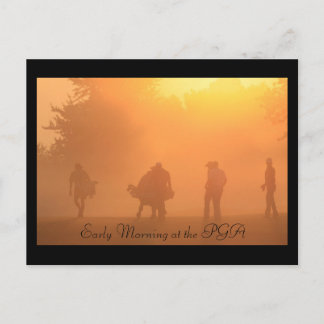 Manhã cedo no cartão postal PGA