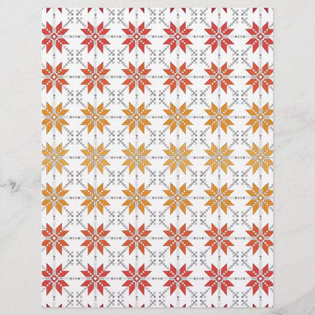 Manhã da Letónia - Padrão geométrico IV do SUN (Frente)