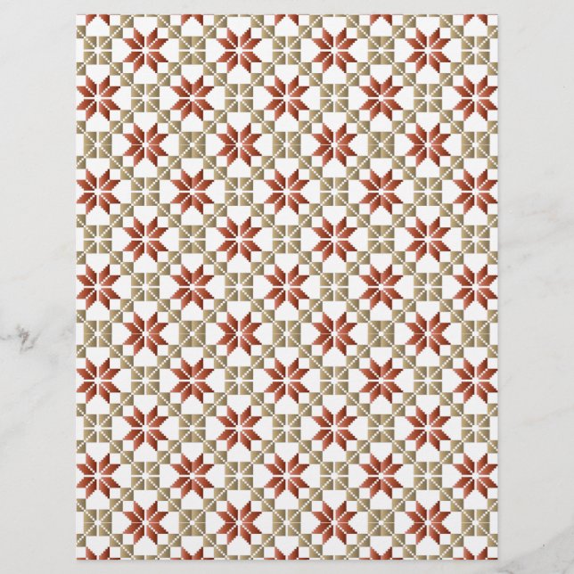 Manhã da Letónia - SN - padrão geométrico IX (Frente)