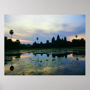 Manhã de Angkor Wat, poster de Cambodia