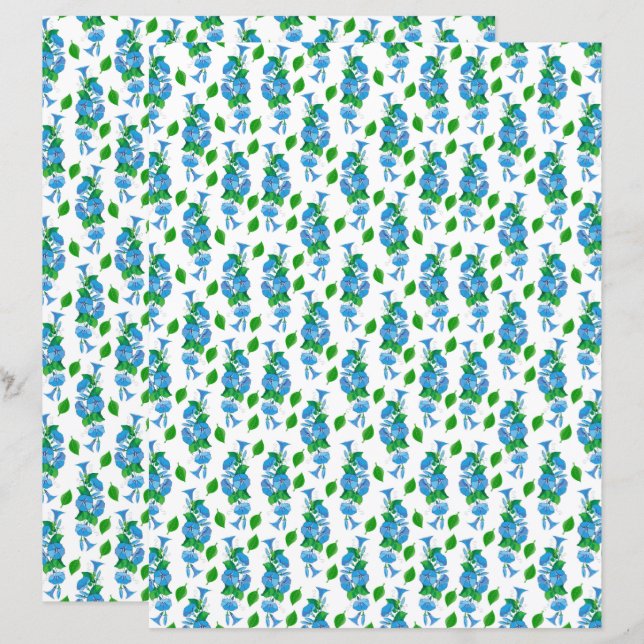 Manhã - Glórias - Papel Escrapbook (Frente/Verso)