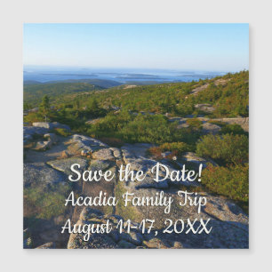 Manhã no topo da montanha Cadillac em Acadia