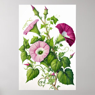 Manhã Rosa Glória Flores Impressão