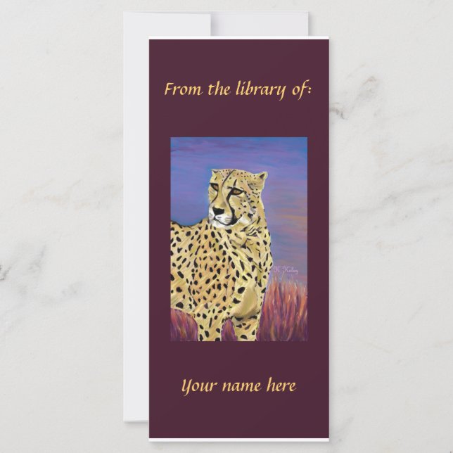 Manhã sobre o marcador personalizado do Serengeti (Frente)