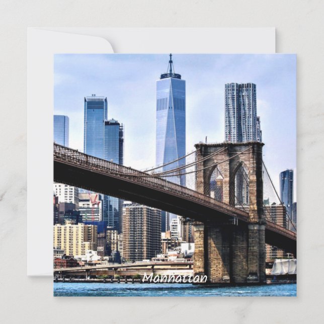 Manhattan, fotografia de paisagem urbana com arran (Frente)