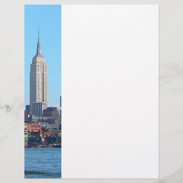 Manhattan Skyline como visto de Hoboken, NJ (Frente)