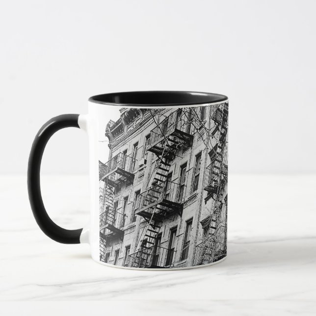 Manhattan tenement fire escapa da caneca combo (Esquerda)