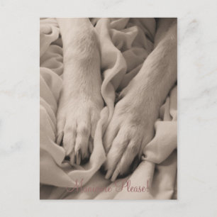 Manicure por favor ~ Cartão postal