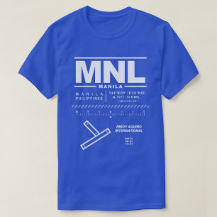 Manila Ninoy Aquino Int'l Aeroporto MNL Camiseta