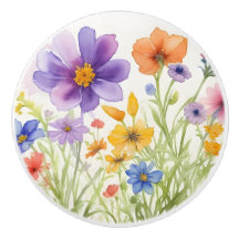 Manípulos decorativos de cerâmica