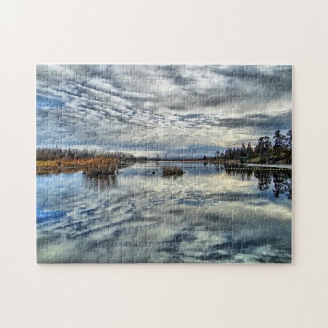 Manitoba Waterways Refletion Quebra-cabeça (Horizontal)