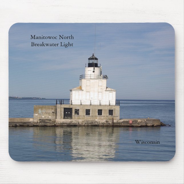 Manitowoc North Breakwater Light Mousepad (Frente)