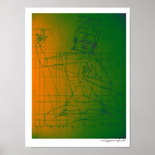 Manjushri Sketch Poster