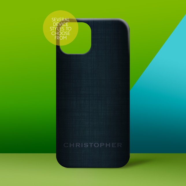 Manly Executive Design com Nome para Homens (Personalized Phone Case - subtle name)