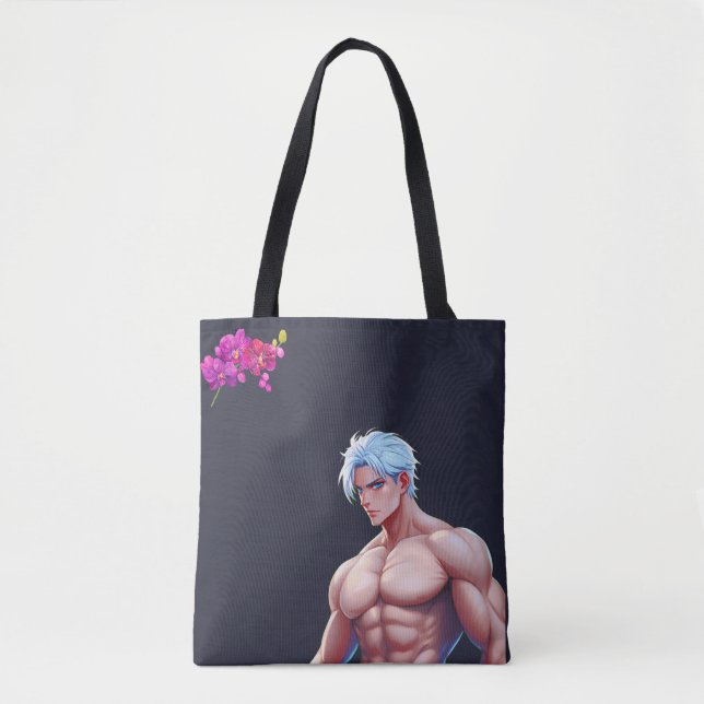 Manly in Anime Tote Bag (Frente)