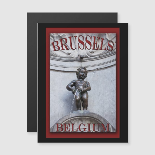 Mannekin Pis in Brussels (Frente/Verso)