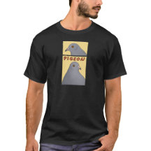 Männer T-Shirt Cartoon Pigeon