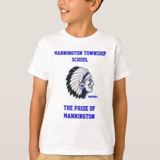 MANNINGTON TOWNSHOOL KIDS RINGER CAMISETA