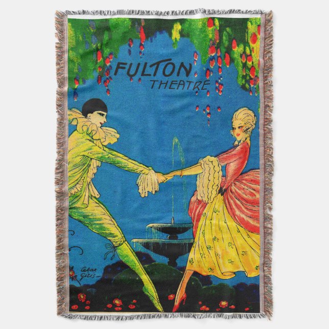 Manta 1927 Programa Teatro Fulton cobrir art (Frente Vertical)