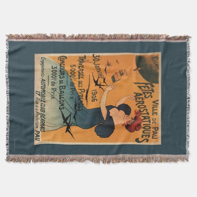 Manta A mulher Vermelho-Dirigida espera o poster dos (Frente)