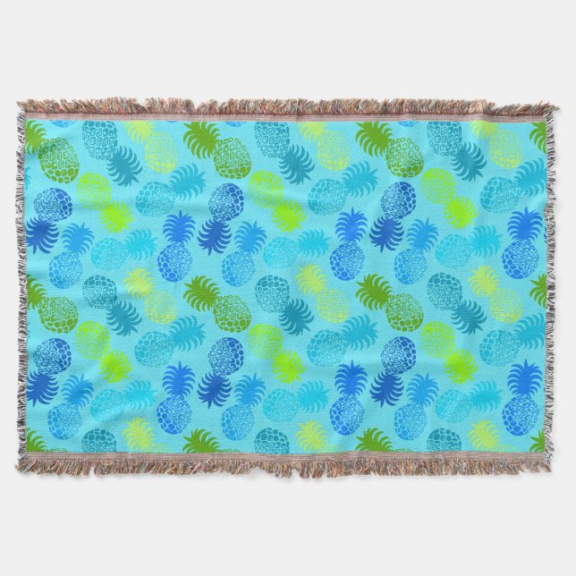 Manta Abacaxi tropical de Momona Havaiana (Frente)