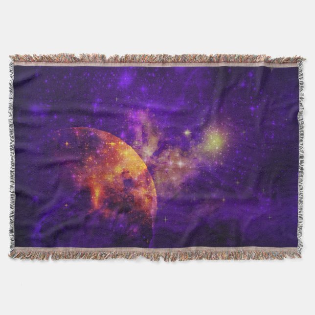 Manta Ametist Sky, Planeta Ouro n Nebula Lâmpada (Frente)