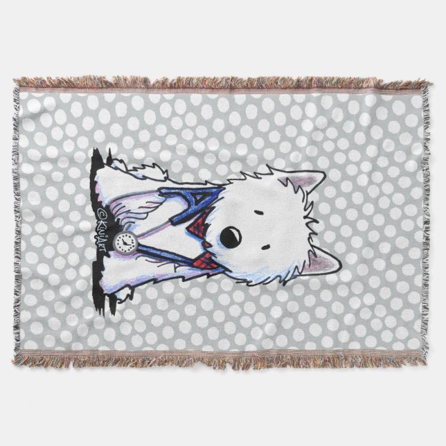 Manta Amor Doutor Westie Dotou Banquete (Frente)