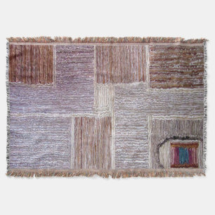 Manta Artesanato original de tapete de couro