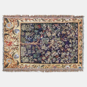 Manta Árvore de William Morris da arte floral do vintag