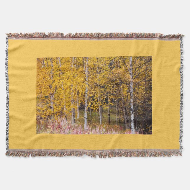 Manta Árvores de Aves impressas no lançamento (Frente)