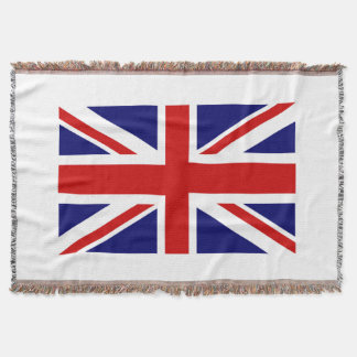Manta Bandeira britânica cobertura tecida | Union Jack