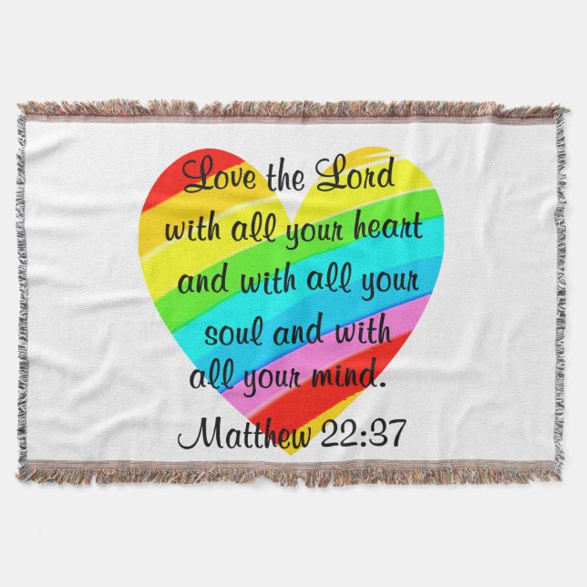 MANTA BONITO MATTHEW 22:37 AMOR DESIGN (Frente)
