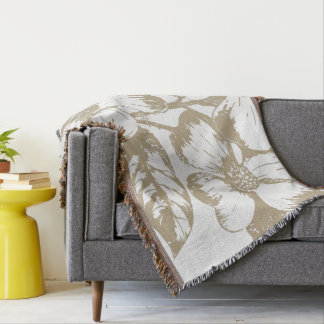 Manta Cafe Latte Dogwood Floral