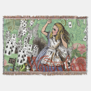 Manta cartas de aventura de alice no país das maravilhas