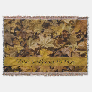 Manta Casamento de outono de Folen Amarelo