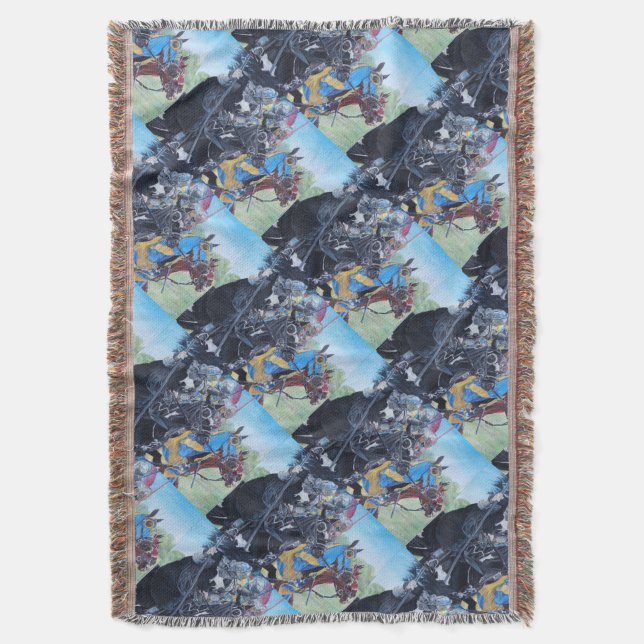 Manta cavaleiros medievais que jousting na arte (Frente Vertical)