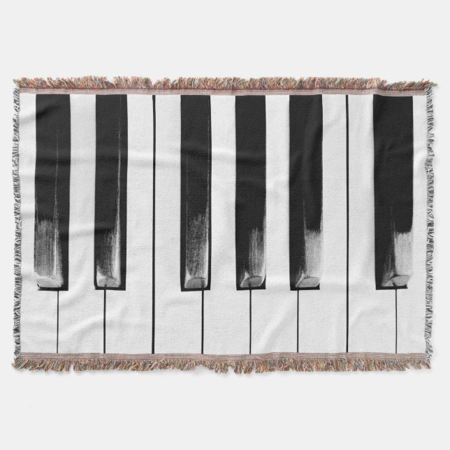 Manta Chaves de Piano Vestidas (Frente)