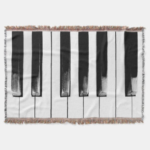 Manta Chaves de Piano Vestidas Antigas