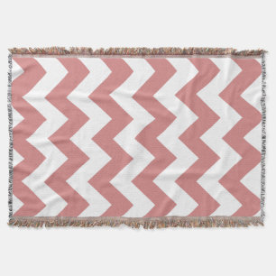 Manta Chevron corajoso cor-de-rosa