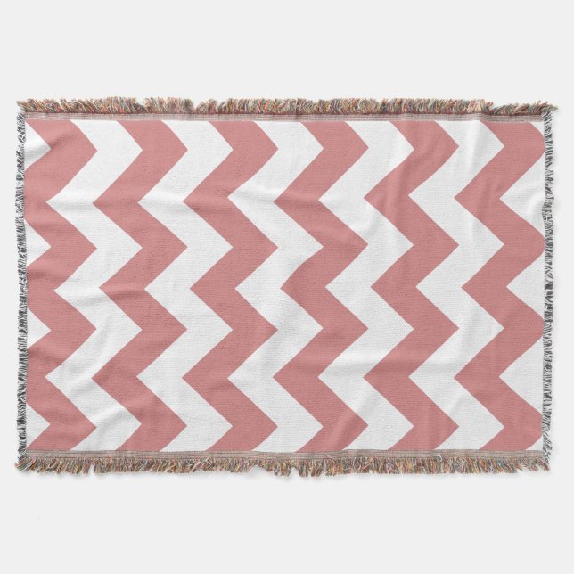 Manta Chevron Rosa Negrito (Frente)