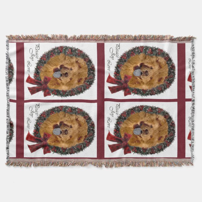 Manta Chow Chow Christmas (Frente)