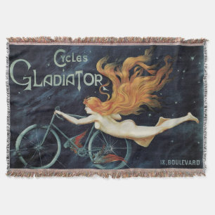 Manta Ciclos Gladiador, Arte Novo Vitoriano Antigo
