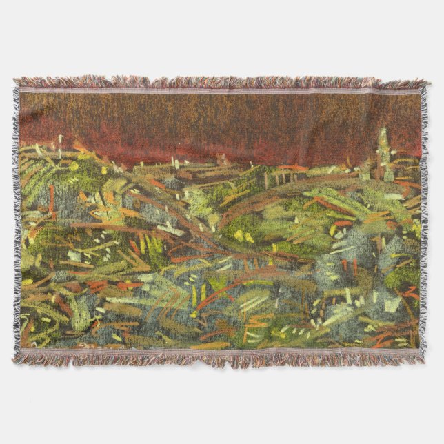 Manta Cidade da cobertura Dourado do lance (Frente)