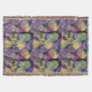 Manta Círculo bonito abstrato das bolinhas