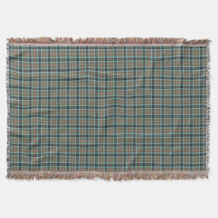 Manta Clã Brown de Thompson e Tartan azul da caça
