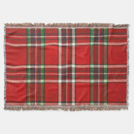 Manta Clásica a Cuadros Rojo