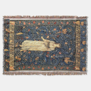 Manta Cobertura da senhora Pássaro Morris Floral Jogo d